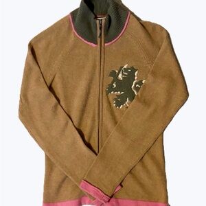 Tommy Hilfiger Brown and Pink Sweater